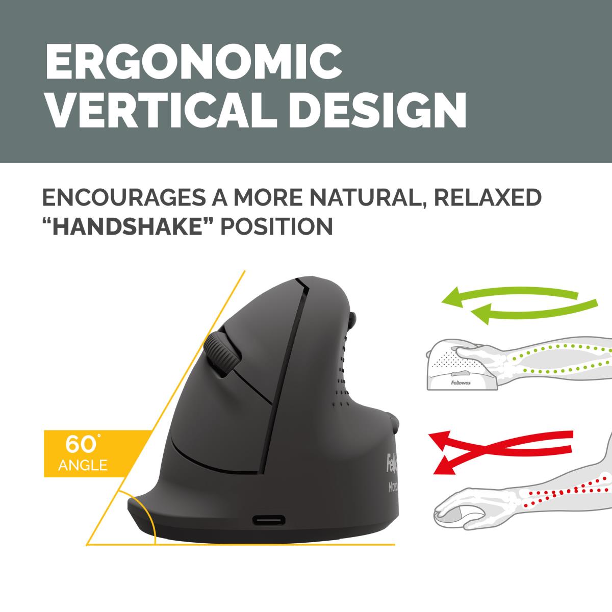 Vertical Mouse Breyta Plus+ Vertical Mouse Right Handed Large thumbnail
