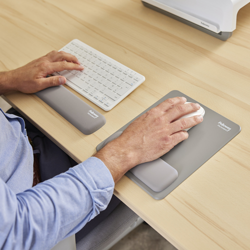 Breyta Compact Keyboard Wrist Rest Grey thumbnail