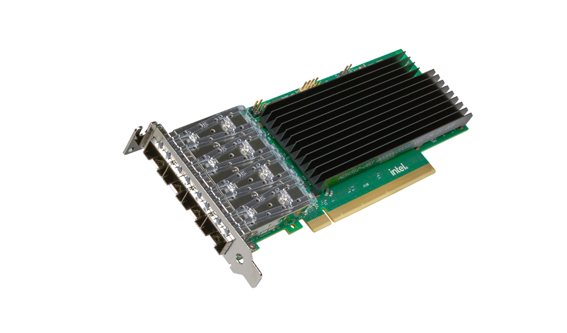 Ethernet Network Adapter E835-XXVDA4 - Network adapter - PCIe 4.0 x16 - 10/25 Gigabit SFP28 x 4 (pack of 5) thumbnail