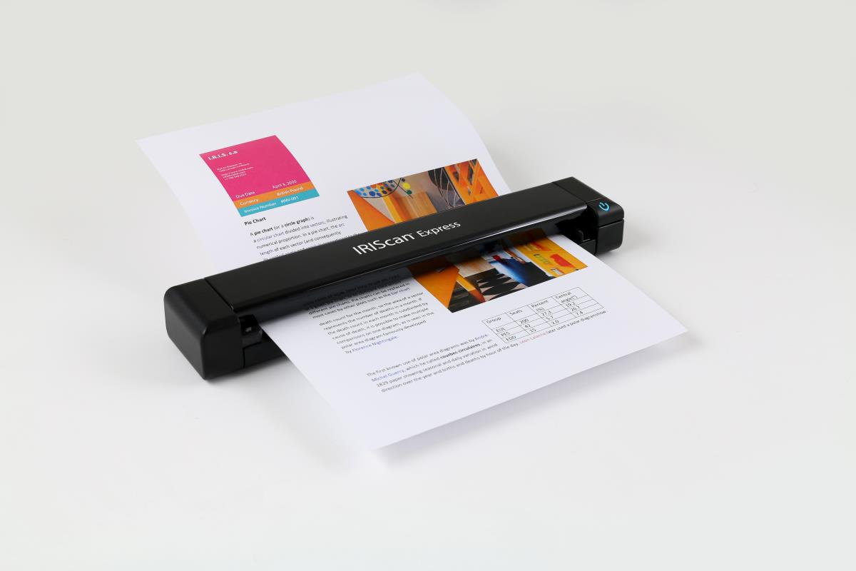 I.R.I.S. IRISCan Express 4 - Sheetfed scanner - Contact Image Sensor (CIS) - A4/Letter - 600 dpi - USB thumbnail
