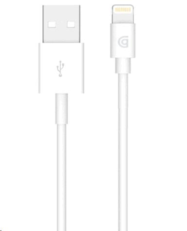 GP-003-WHT Charge Data Transfer Cable Sync with Lightning USB Connector 1M - White thumbnail