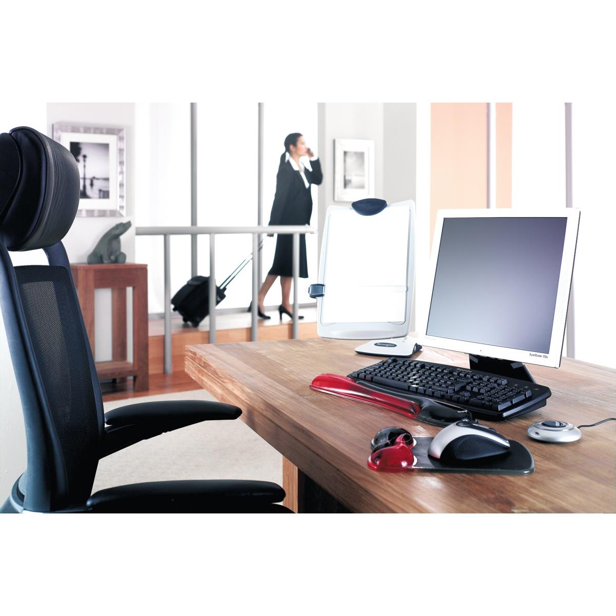 62402 Duo Gel Mouse Pad Wave Red and Smoke thumbnail