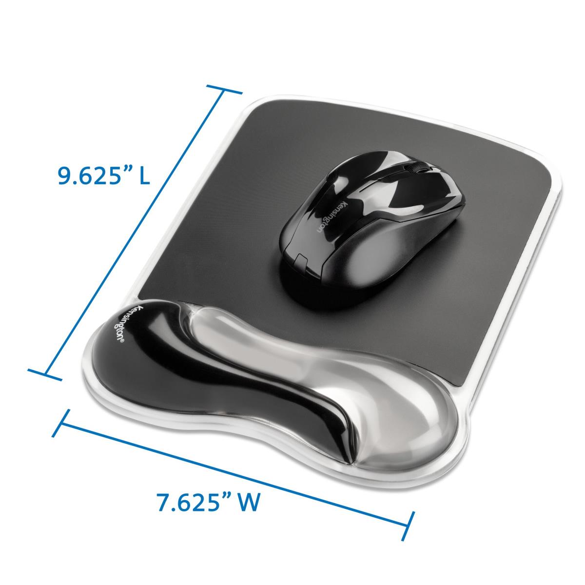 62399 Duo Gel Mouse Pad Wave Light Smoke and Dark Smoke thumbnail