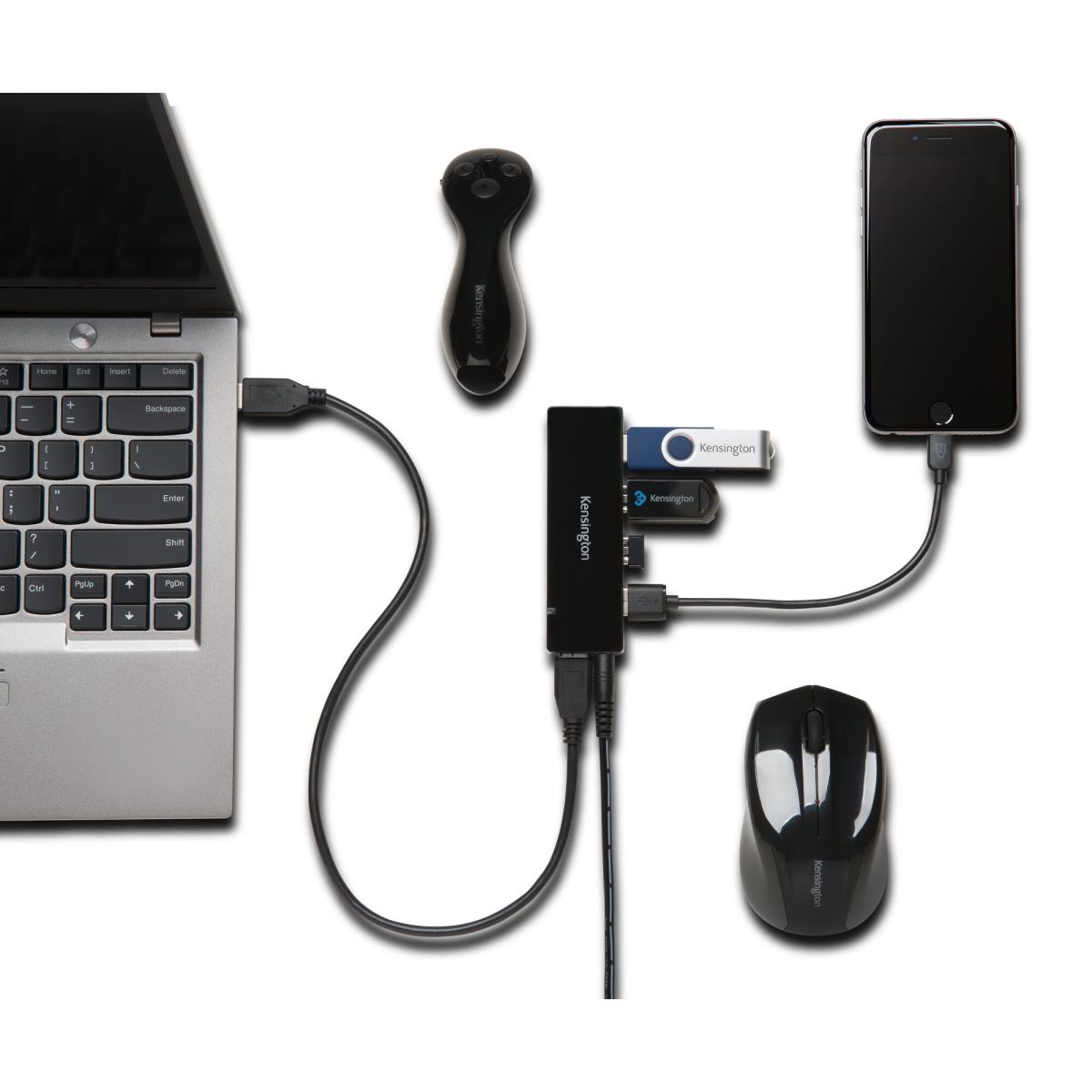 USB 3.0 4-PORT HUB + CHARGING thumbnail
