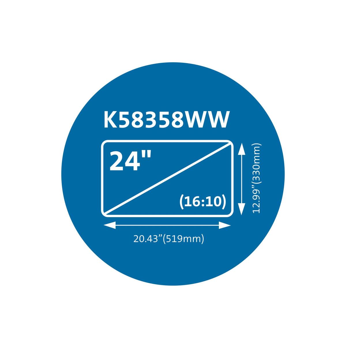 K58358WW MagPro 24 Inch 16:10 Privacy Screen for Monitors thumbnail