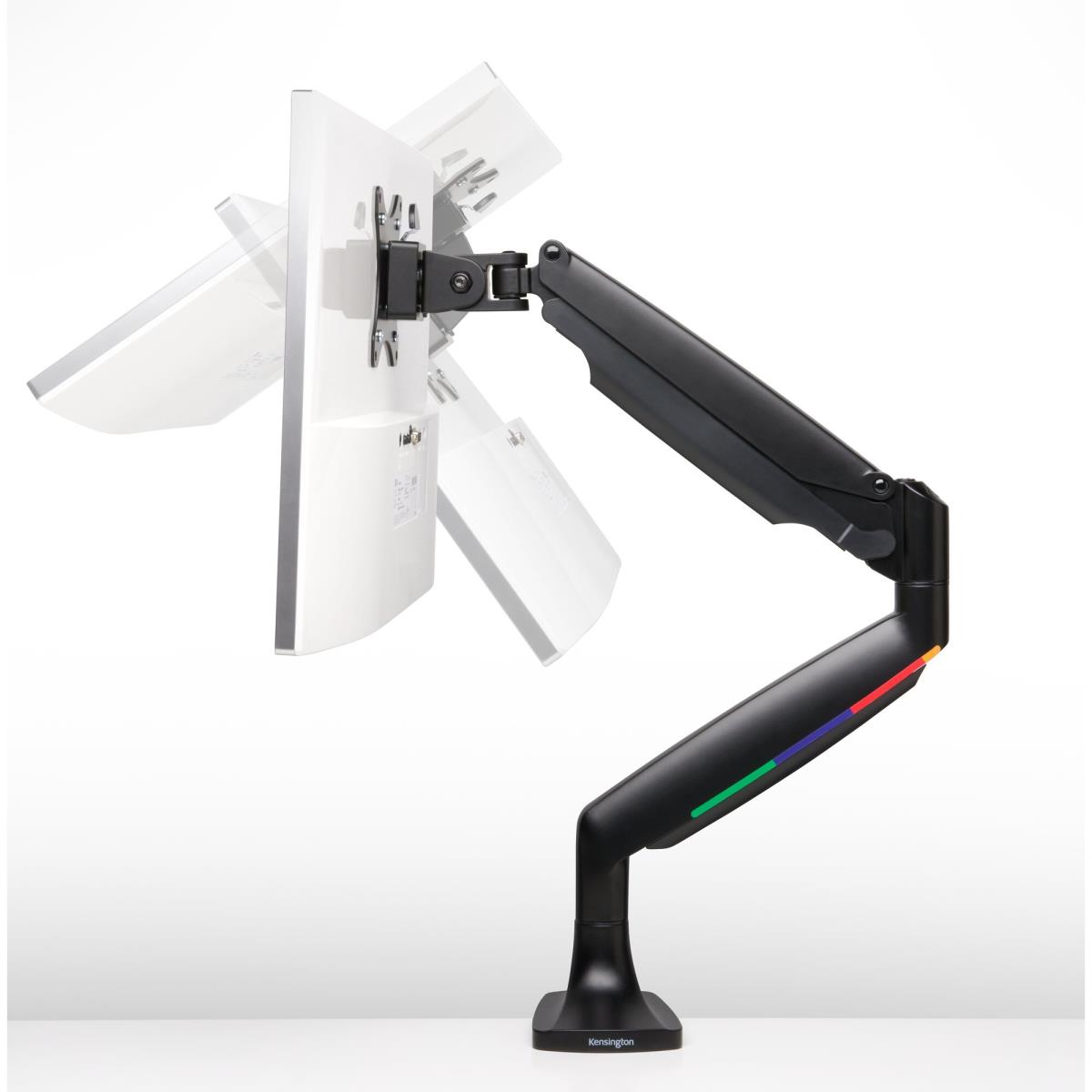 ONETOUCH HEIGHTADJUST SNGL ARM BLK thumbnail