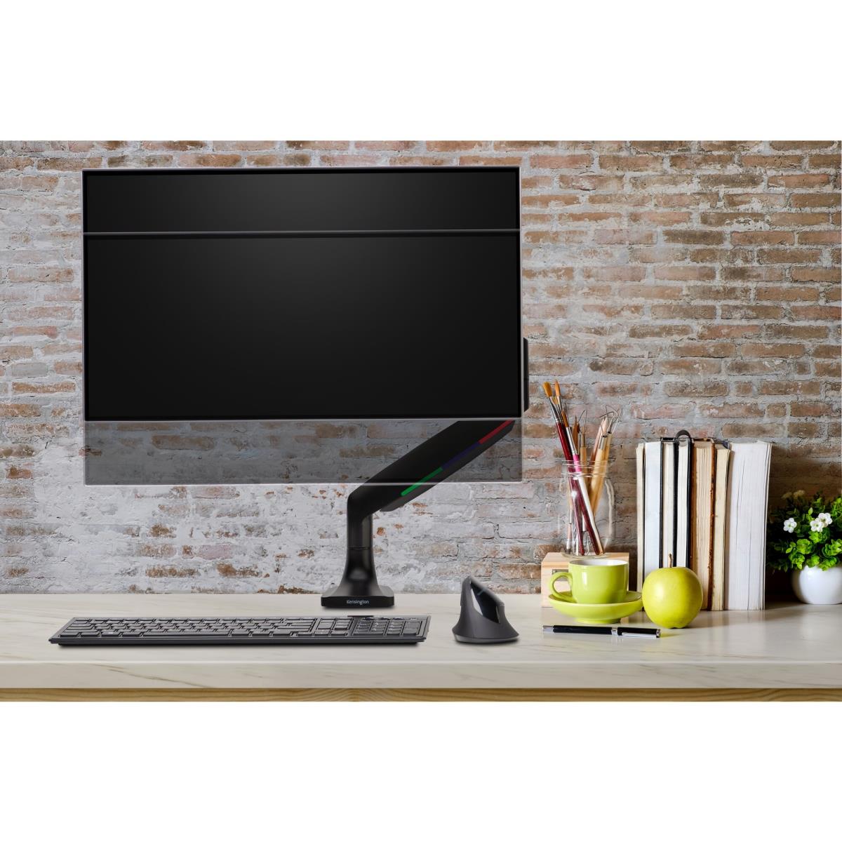 ONETOUCH HEIGHTADJUST SNGL ARM BLK thumbnail