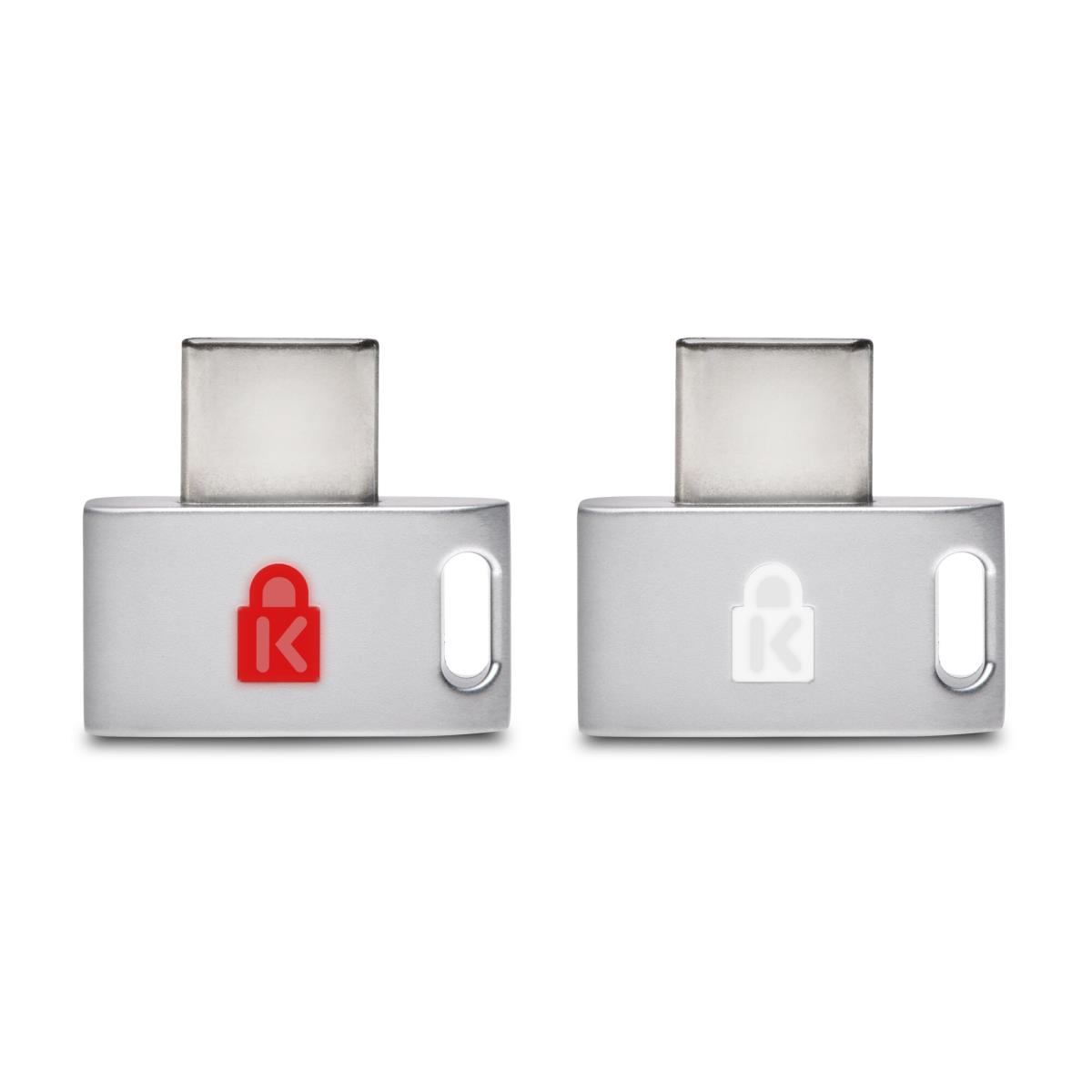(Available whilst stock last - superseded by K65051WW) Kensington VeriMark Guard USB-C Fingerprint Key - VeriMark Guard USB-C Fingerprint Key - FIDO2; WebAuthn/CTAP2; &FIDO U2F - Cross Platform thumbnail