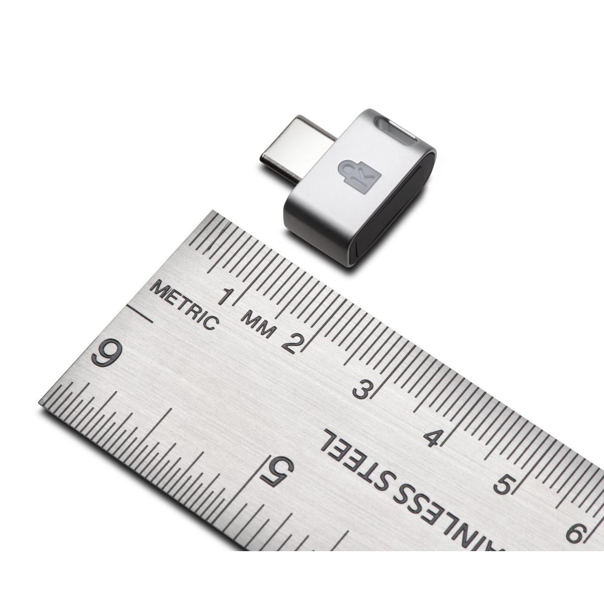 (Available whilst stock last - superseded by K65051WW) Kensington VeriMark Guard USB-C Fingerprint Key - VeriMark Guard USB-C Fingerprint Key - FIDO2; WebAuthn/CTAP2; &FIDO U2F - Cross Platform thumbnail
