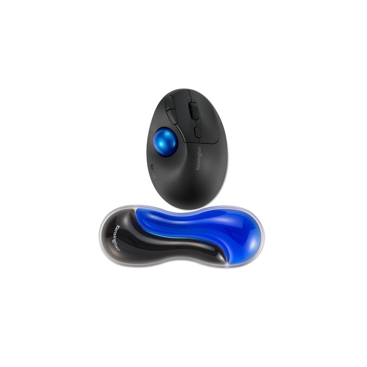 K62439WW Slim Duo Gel Mouse Trackball Blue Wrist Rest thumbnail