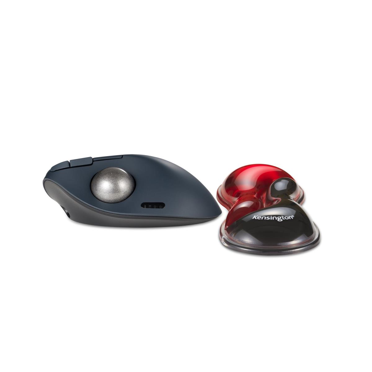 K62440WW Slim Duo Gel Mouse Trackball Red Wrist Rest thumbnail