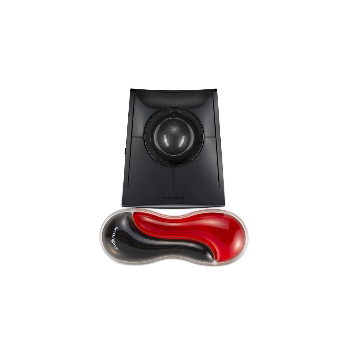 K62440WW Slim Duo Gel Mouse Trackball Red Wrist Rest thumbnail