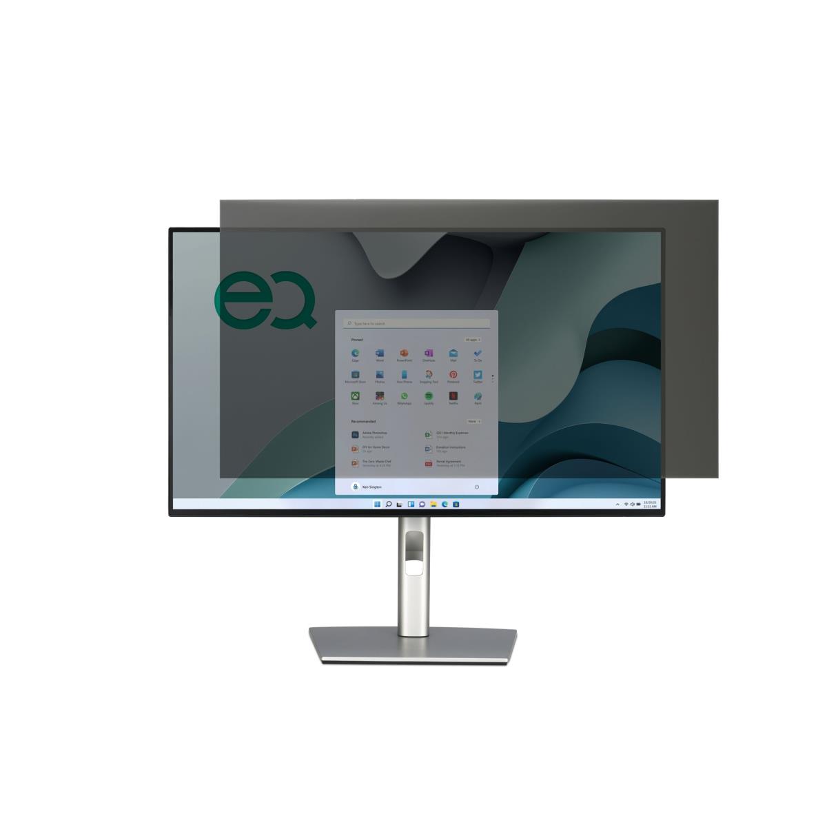 (Made to order - Leadtime approx 3 weeks) Kensington EQ Privacy Screen Filter for 24'' Monitors 16:10. Made with up to 54% post-consumer recycled (PCR) content. Ideal choice for organisations seeking a privacy solution that offers sustainability attribute thumbnail