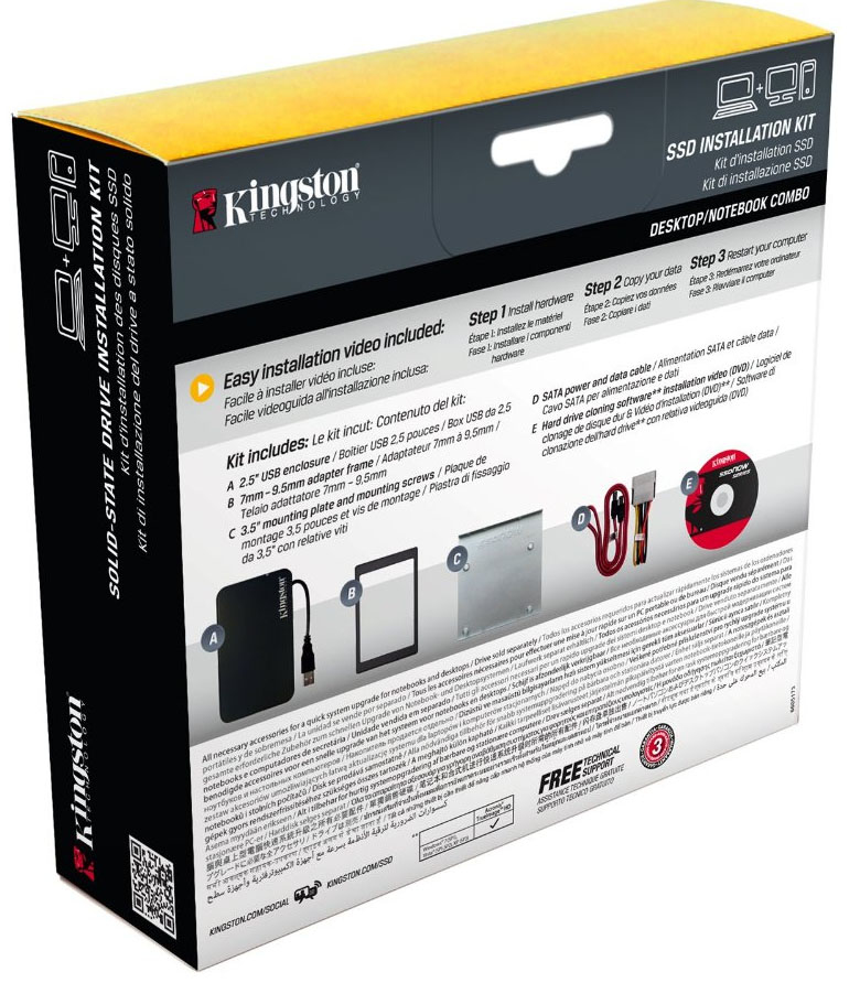 KTC SSD Installation Kit thumbnail