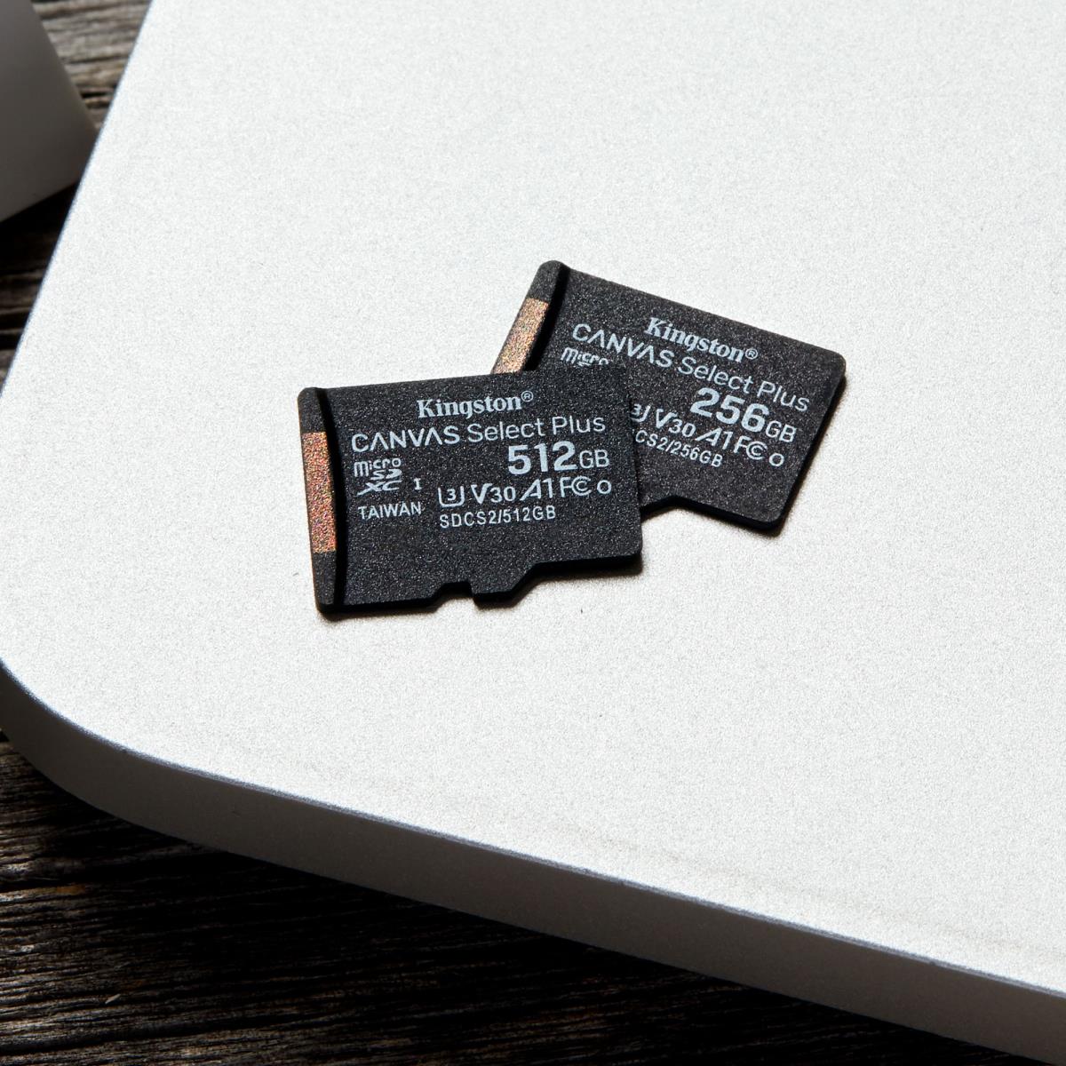512GB micSDXC Canvas Select Plus 100R A1 C10 Card + ADP thumbnail