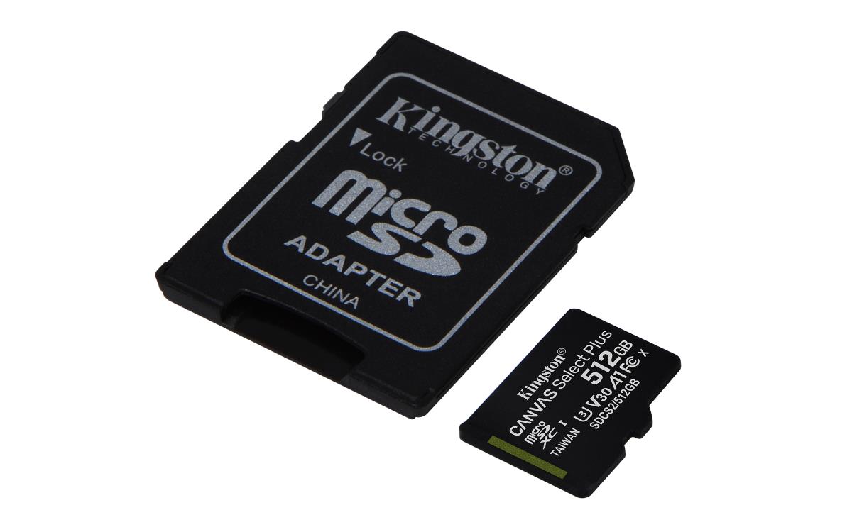 512GB micSDXC Canvas Select Plus 100R A1 C10 Card + ADP thumbnail