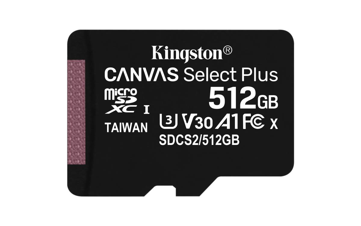 512GB micSDXC Canvas Select Plus 100R A1 C10 Card + ADP thumbnail