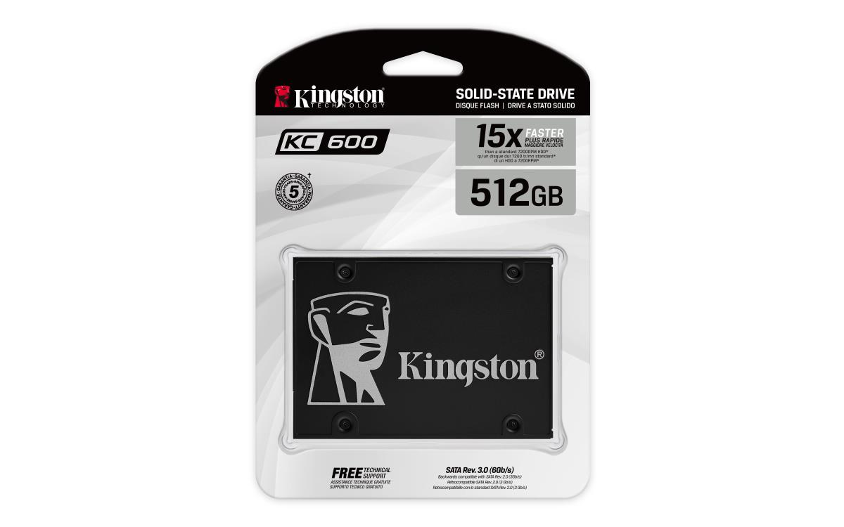 EU Product - KC600 - SSD - verschlsselt - 512 GB - intern - 2.5
