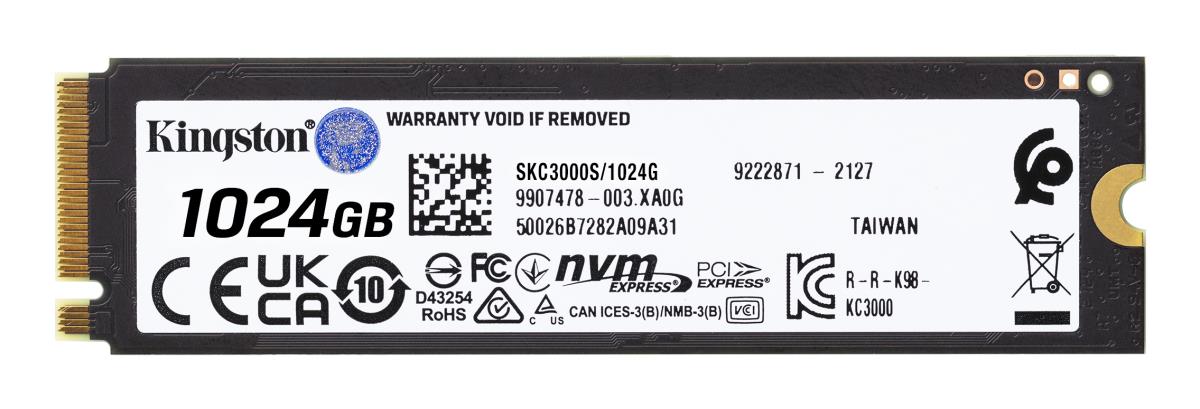 EU Product - KC3000 PCIe 4.0 NVMe m.2 SSD thumbnail
