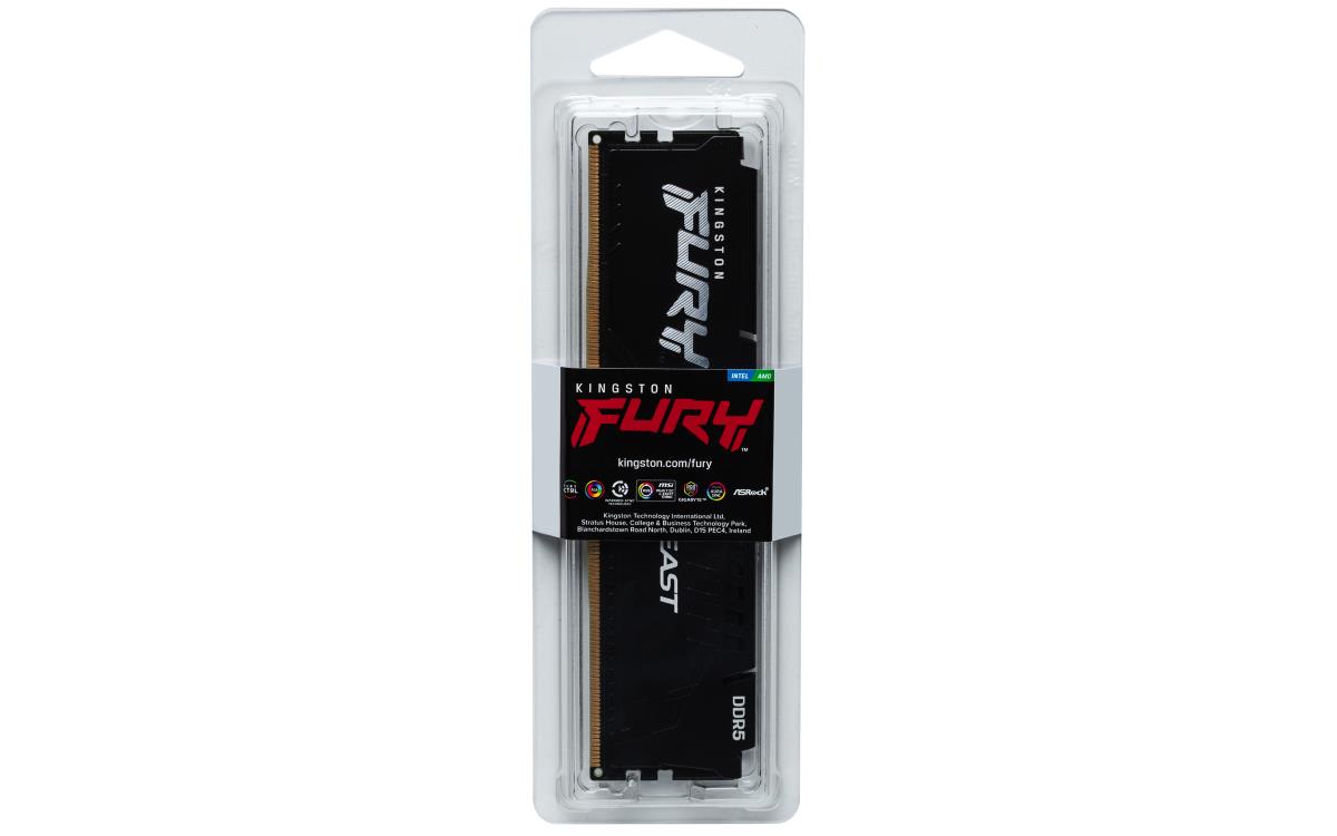 EU Product - CL40 DIMM Fury Beast Black - 8 GB - DDR5 thumbnail
