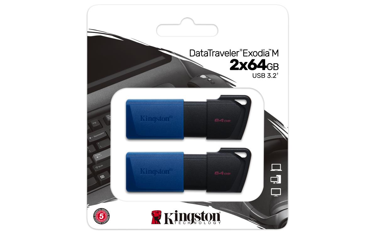 KTC 64GB DataTraveler ExodiaM thumbnail
