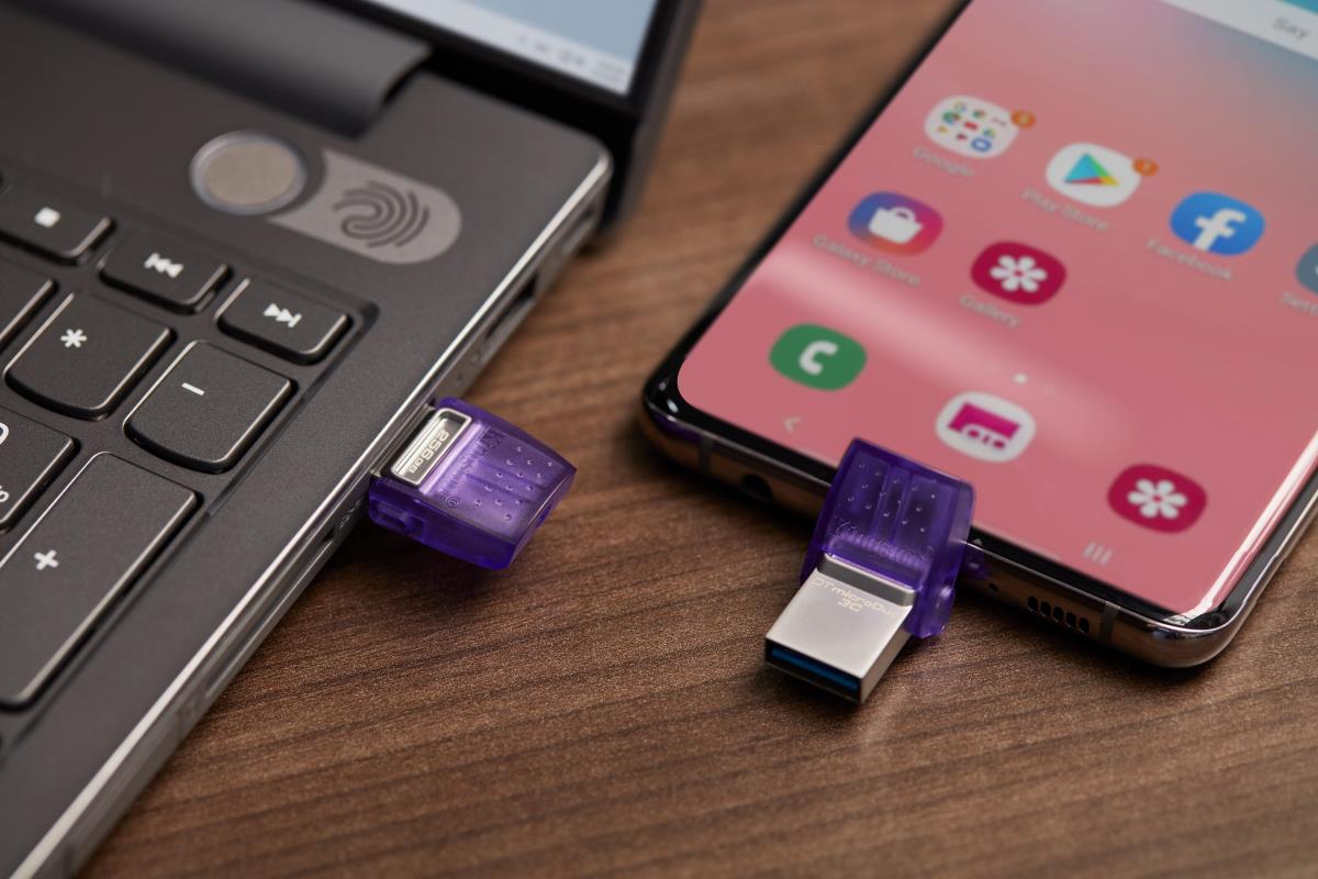 EU Product - DataTraveler microDuo 3C - USB-Stick - 256 GB thumbnail