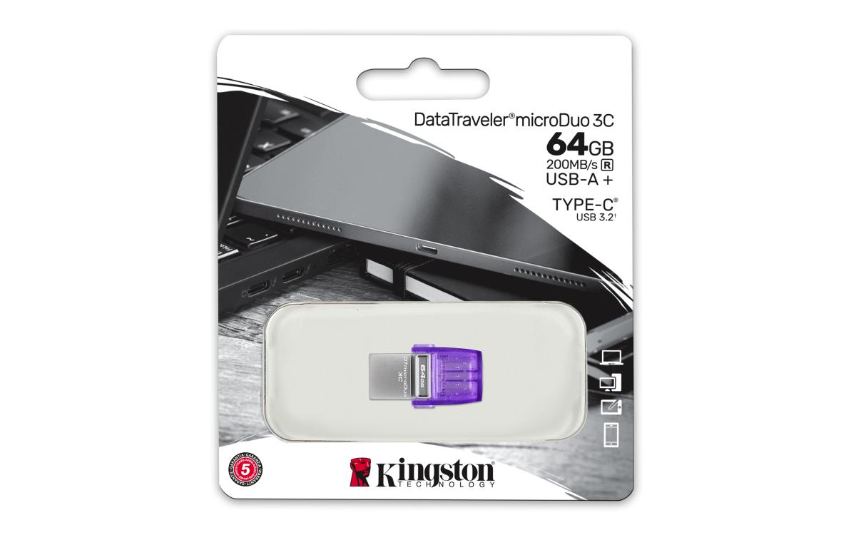 64GB DT MICRODUO 3C 200MB/S DUA thumbnail
