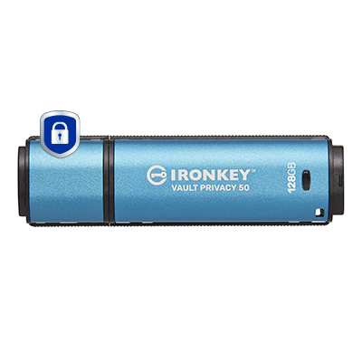 EU Product - IronKey Vault Privacy 50 - USB-Stick - 128 GB thumbnail