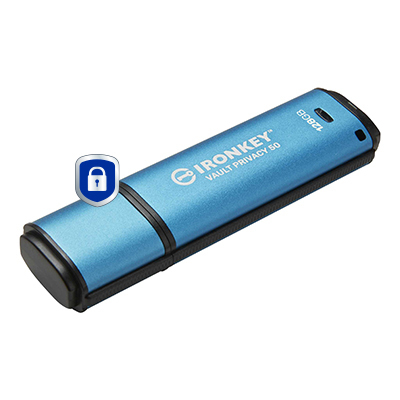 EU Product - IronKey Vault Privacy 50 - USB-Stick - 128 GB thumbnail