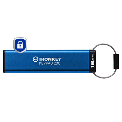 EU Product - IronKey Keypad 200 - Usb-Flash-Laufwerk - USB-Stick - 16 GB thumbnail
