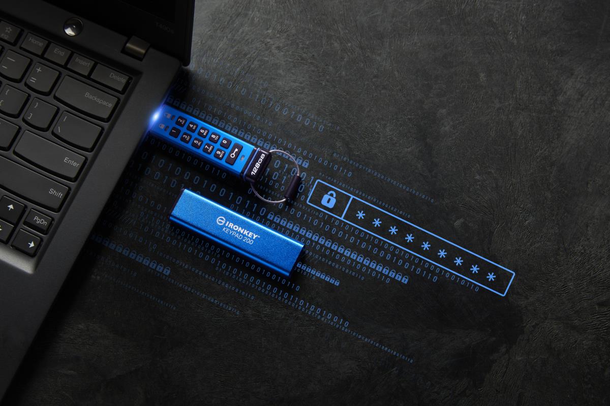 128GB IRONKEY KEYPAD200 AES-256 thumbnail