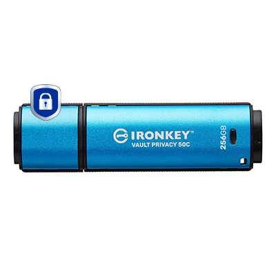 EU Product - IronKey Vault Privacy 50 Usb-C - USB-Stick - 256 GB thumbnail