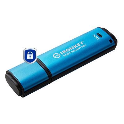 EU Product - IronKey Vault Privacy 50 - USB-Stick - 32 GB thumbnail