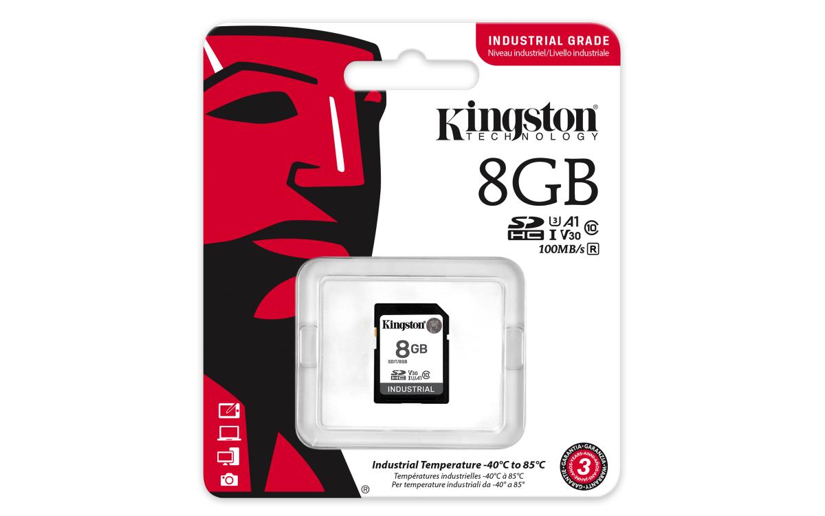 8GB SDHC INDUSTRIAL C10 thumbnail