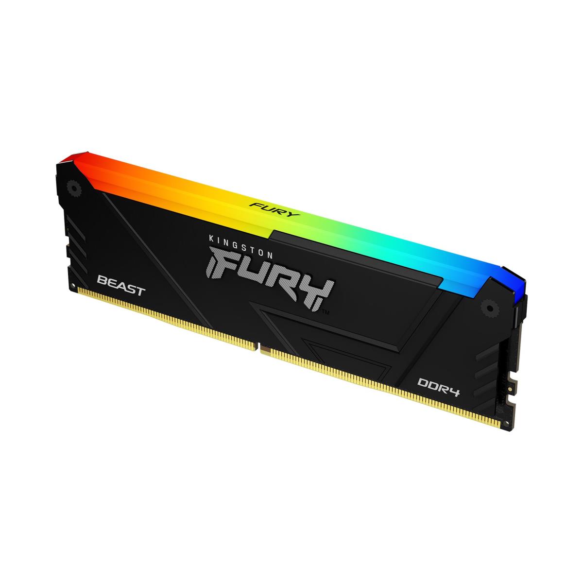 EU Product - 3200MT/s CL16 DIMM Fury Beast Rgb - 16 GB - DDR4 thumbnail