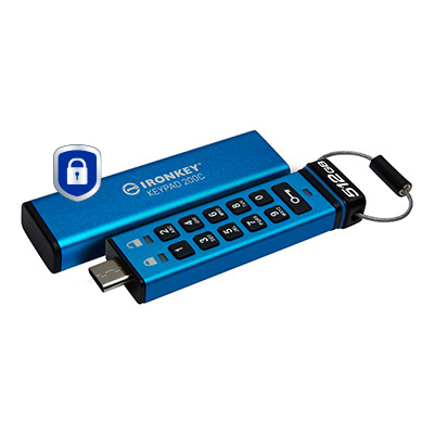 EU Product - IronKey Keypad 200C USB-C - USB-Stick - 512 GB thumbnail
