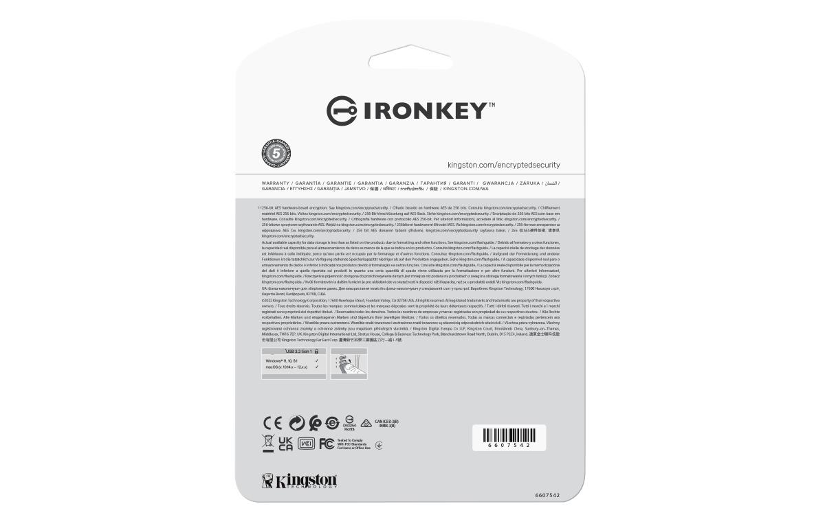 EU Product - IronKey Vault Privacy 50 - USB-Stick - 512 GB thumbnail