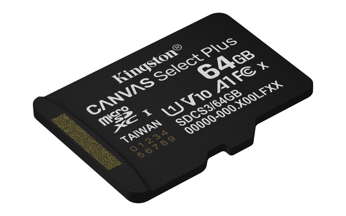 Canvas Select Plus 64GB Micro SD UHS-I Card with Adapter, A1-Rated for Android Devices thumbnail