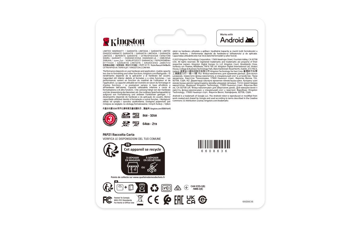 EU Product - microSDXC Industrial C10 A1 pSLC C - Extended Capacity SD (MicroSDHC) thumbnail
