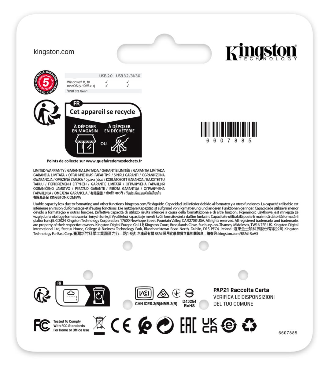 EU Product - DataTraveler Se9 G3 - USB-Stick - 128 GB thumbnail