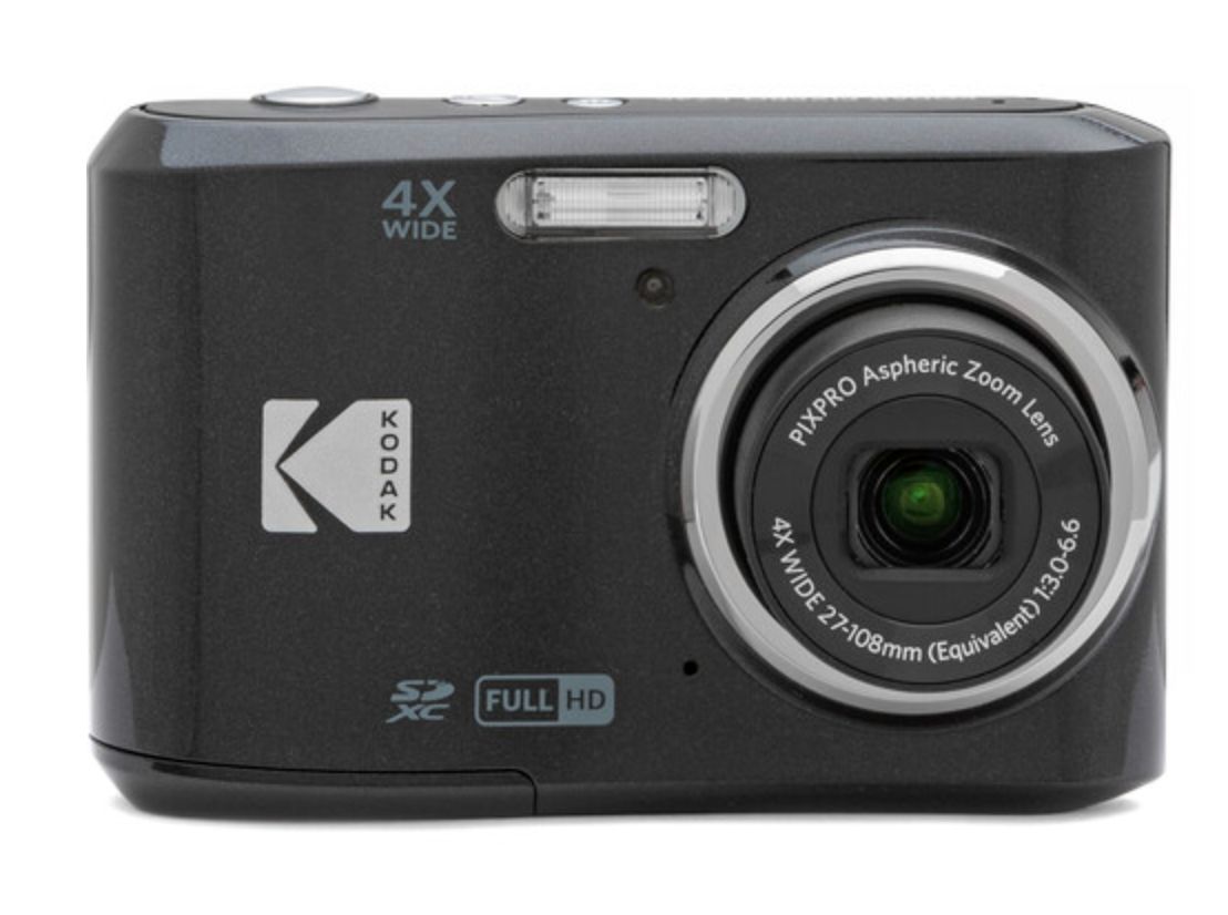 PIXPRO FZ45 16MP 4x Zoom Compact Camera - Black - Camera Only thumbnail