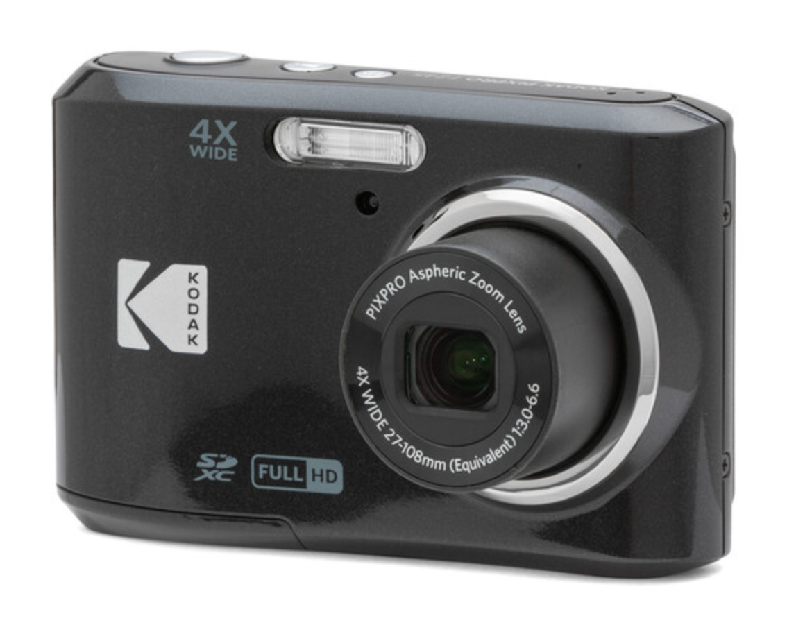 PIXPRO FZ45 16MP 4x Zoom Compact Camera - Black - Camera Only thumbnail