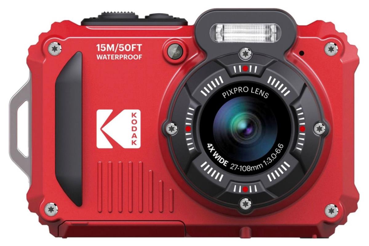 PIXPRO WPZ2 16MP 4x Zoom Tough Compact Camera - Red - Camera Only thumbnail