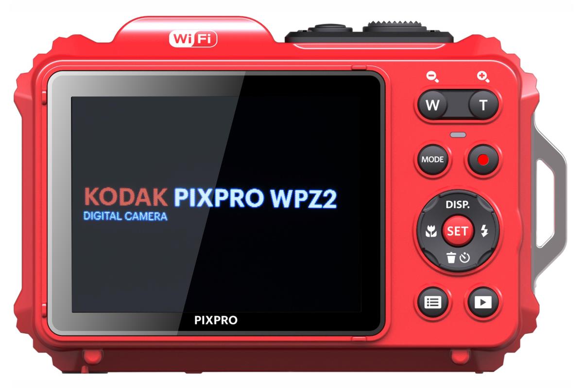PIXPRO WPZ2 16MP 4x Zoom Tough Compact Camera - Red - Camera Only thumbnail