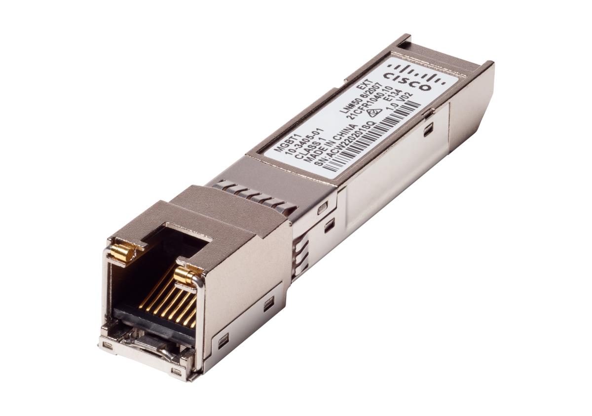 Gigabit Ethernet 1000 Base-T Mini-GBIC SFP Transceiver thumbnail