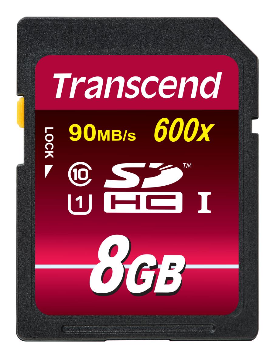 EU Product - TS8GSDHC10U1 - - SDHC - Klasse 10 - MLC -/s - Class 1 U1 - High Capacity SD (SDHC) - 8 GB thumbnail