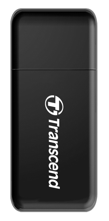 EU Product - Card Reader Transcend F5 USB3.0 SD/microSD Card Reader schw. thumbnail