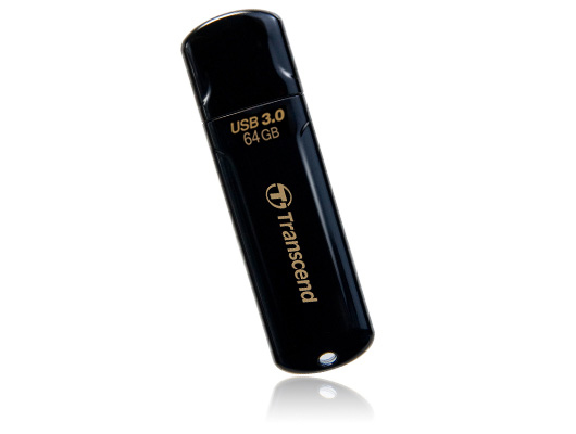 EU Product - JetFlash elite JetFlash 700 64GB - 64 GB - USB Type-A - 3.2 Gen 1 (3.1 Gen 1) - Cap - 8.5 g - Black thumbnail