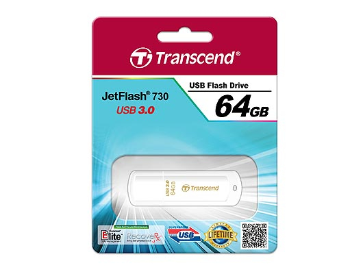 EU Product - JetFlash 730 USB Flash Drive - USB-Stick - 64 GB thumbnail