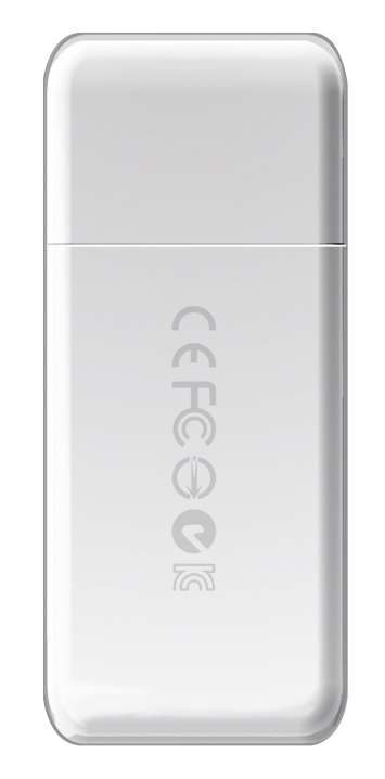 EU Product - RDF5 Kartenleser USB 3.0 Wei - Card-Reader - High Capacity SD (MicroSDHC) thumbnail